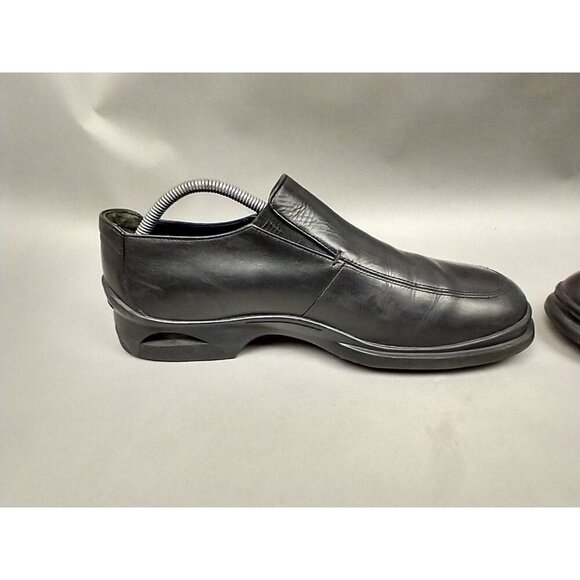 Cole Haan Nike Air Men Black Moc Slip On Loafers 9.5M Comfort Dress SHOES - Picture 11 of 14